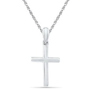 Stacked Cross Pendant in 10K Gold