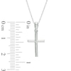 Thumbnail Image 1 of Stacked Cross Pendant in 10K White Gold