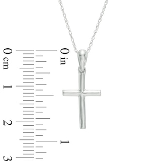 Stacked Cross Pendant in 10K Gold