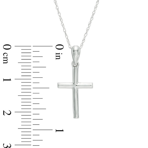Stacked Cross Pendant in 10K Gold