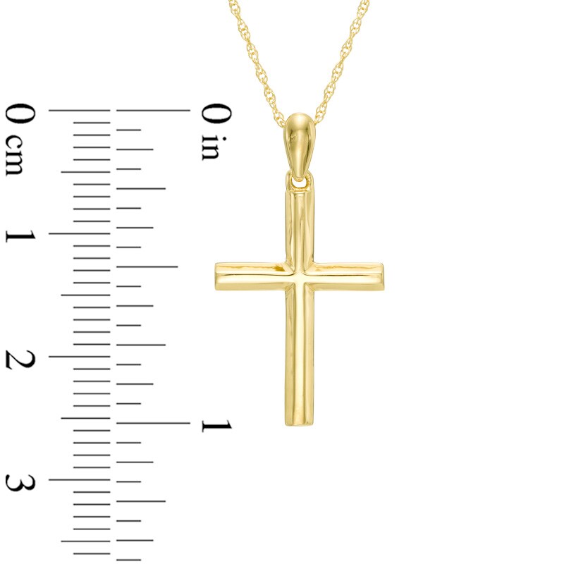 Main Image 2 of Stacked Cross Pendant in 10K Gold