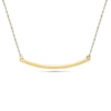 Thumbnail Image 1 of Curved Bar Necklace in 10K Gold