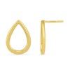 Thumbnail Image 1 of Open Teardrop Earrings in 10K Gold