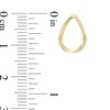 Thumbnail Image 2 of Open Teardrop Earrings in 10K Gold