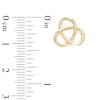 Thumbnail Image 1 of Triple Loop Stud Earrings in 10K Gold