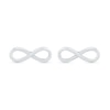 Thumbnail Image 0 of Infinity Stud Earrings in 10K White Gold