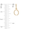 Thumbnail Image 1 of Open Circle Drop Earring in 10K Gold