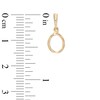 Thumbnail Image 2 of Open Circle Drop Earring in 10K Gold