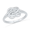 Thumbnail Image 1 of Loose Knot Ring in 10K White Gold