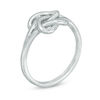 Thumbnail Image 2 of Loose Knot Ring in 10K White Gold