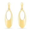 Thumbnail Image 0 of Open Oval Drop Earrings in 10K Gold