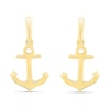 Thumbnail Image 1 of Anchor Drop Earrings in 10K Gold