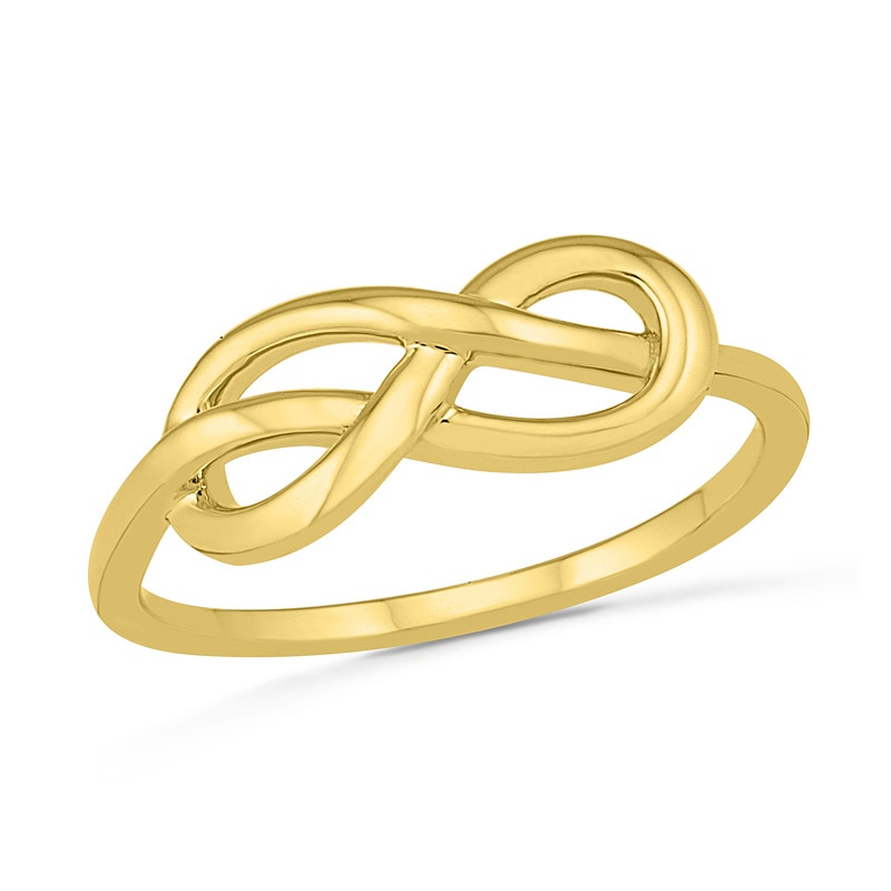 Main Image 1 of Infinity Knot Ring in 10K Gold