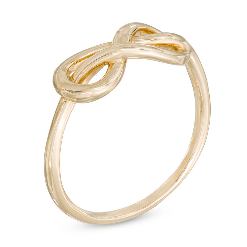 Main Image 2 of Infinity Knot Ring in 10K Gold