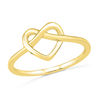 Heart Knot Ring in 10K Gold