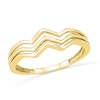 Thumbnail Image 0 of Three Row Chevron Ring in 10K Gold