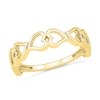 Thumbnail Image 0 of Alternating Hearts Ring in 10K Gold