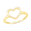 Thumbnail Image 1 of Heart Outline Ring in 10K Gold