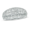 1.50 CT. T.W. Princess-Cut Quad Diamond Engagement Ring in 10K White Gold