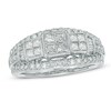 Thumbnail Image 0 of 1.50 CT. T.W. Princess-Cut Quad Diamond Engagement Ring in 10K White Gold