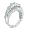 Thumbnail Image 1 of 1.50 CT. T.W. Princess-Cut Quad Diamond Engagement Ring in 10K White Gold