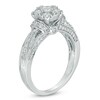 Thumbnail Image 2 of 1.00 CT. T.W. Diamond Frame Collar Engagement Ring in 14K White Gold