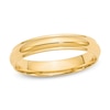 Thumbnail Image 0 of Ladies' 4.0mm Stepped Edge Wedding Band in 14K Gold