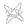 0.23 CT. T.W. Diamond Orbit Ring in 10K White Gold