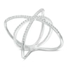0.23 CT. T.W. Diamond Orbit Ring in 10K White Gold