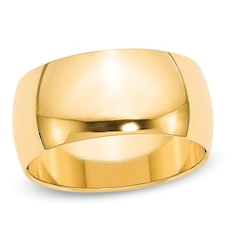 10.0mm Wedding Band in 14K Gold
