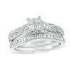Thumbnail Image 1 of 0.46 CT. T.W. Quad Diamond Twist Bridal Set in 10K White Gold