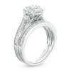 Thumbnail Image 1 of 0.96 CT. T.W. Composite Diamond Bridal Set in 14K White Gold