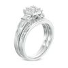 Thumbnail Image 1 of 0.95 CT. T.W. Quad Diamond Collar Bridal Set in 14K White Gold