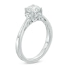 Thumbnail Image 2 of 1.00 CT. T.W. Certified Canadian Diamond Frame Engagement Ring in 14K White Gold (I/I1)
