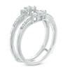 Thumbnail Image 2 of 0.30 CT. T.W. Diamond Frame Solitaire Enhancer in 10K White Gold