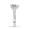 Thumbnail Image 4 of Ever Us™ 2.00 CT. T.W. Two-Stone Diamond Bypass Ring in 14K White Gold