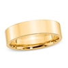 Thumbnail Image 0 of Men's 6.0mm Flat Square-Edged Comfort Fit Wedding Band in 14K Gold