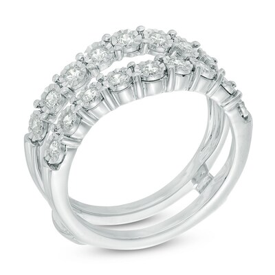 0.50 CT. T.W. Diamond Solitaire Enhancer in 14K White Gold