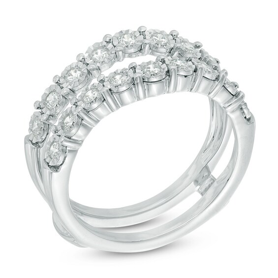 0.50 CT. T.W. Diamond Solitaire Enhancer in 14K White Gold