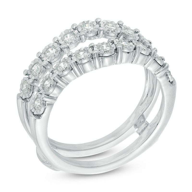 0.50 CT. T.W. Diamond Solitaire Enhancer in 14K White Gold