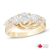 Thumbnail Image 0 of 1.50 CT. T.W. Certified Canadian Diamond Three Stone Engagement Ring in 14K Gold (I/I2)