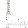 Thumbnail Image 2 of 1.00 CT. T.W. Diamond "XO" Bracelet in 10K Two-Tone Gold