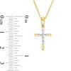 Thumbnail Image 1 of Diamond Accent Cross Pendant in 10K Gold