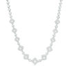 Thumbnail Image 1 of 2.00 CT. T.W. Composite Diamond Cushion Frame Station Necklace in 10K White Gold