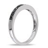 Thumbnail Image 2 of 0.11 CT. T.W. Black Diamond Band in Sterling Silver