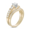 Thumbnail Image 1 of 1.00 CT. T.W. Baguette and Round Diamond Bridal Set in 14K Gold