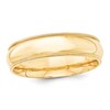 Thumbnail Image 1 of Men's 6.0mm Comfort-Fit Milgrain Wedding Band in 14K Gold