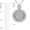 Thumbnail Image 2 of Diamond Accent Vintage-Style Frame Flower Locket in Sterling Silver