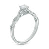 Thumbnail Image 2 of Celebration Canadian Lux® 0.63 CT. T.W. Certified Diamond Twist Shank Engagement Ring in 14K White Gold (I/SI2)