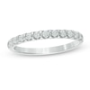 0.25 CT. T.W. Certified Canadian Diamond Wedding Band in 14K White Gold (I/I2)